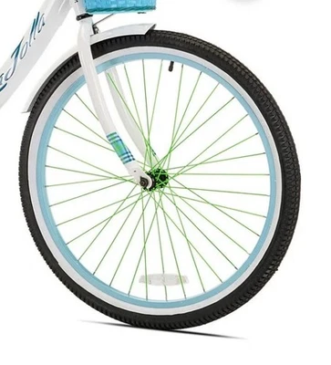 Kids Kent La Jolla 26 Inch Cruiser Bike Front Wheel and Tire (Parts Only) Blue - Image 1 of 2