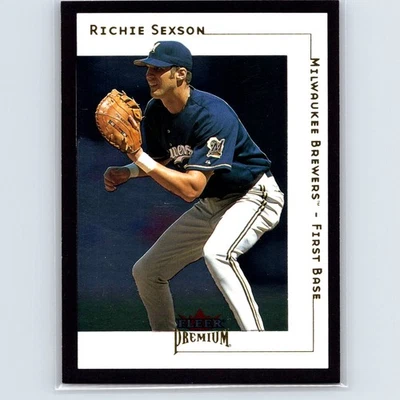 2001 Fleer Premium Richie Sexson #166 Milwaukee Brewers - Image 1 of 2