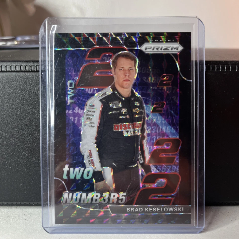 Brad Keselowski 2020 Panini Prizm Racing Black Finite 1/1 - Image 1 of 4