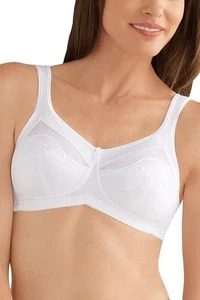 Amoena 0947 Isadora Soft Bra White Size 38DDD NIB - Picture 1 of 1