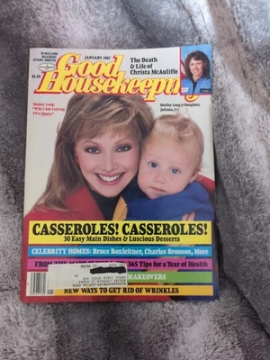  VINTAGE GOOD HOUSEKEEPING JAN 1987 CHRISTA MCAULIFFE - Image 1 of 4