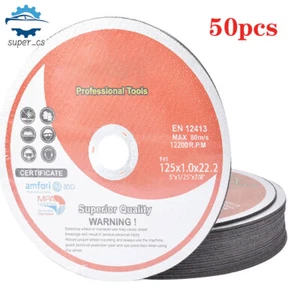 50 × Cutting Discs Wheel Thin Angle Grinder Cut Off Metal Steel Flap 125mm AU - Picture 1 of 10