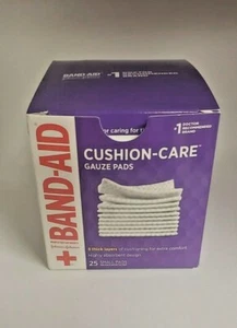 Band-Aid Brand Cushion Care Non-Stick Gauze Pads, Individually-Wrapped, Small - Picture 1 of 1