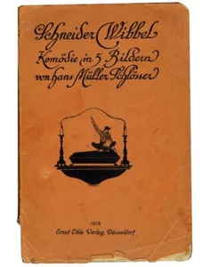 Hans Müller-Schlösser: Schneider Wibbel - Komödie in 5 Bildern (Regiebuch 1914) - Bild 1 von 2