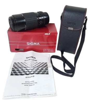 Sigma 75-210mm f/3.5-4.5 For Praktica Zoom-K III Multi Coated Lens 641-720 52mm - Image 1 of 4