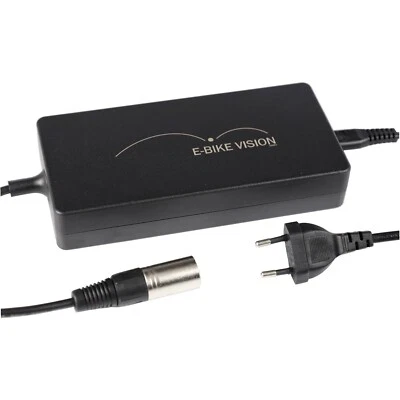 E-BIKE VISION Akku Vision Schnell-Ladegerät 36V 4A E-Bike Bosch Panasonic Yamaha NEU