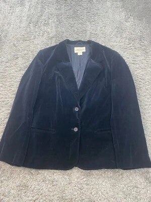 Chaqueta De Colección Goudchaux Mujer 38 Negro Terciopelo Terciopelo Maison Blanche Blazer Japón Foto 1 de 4