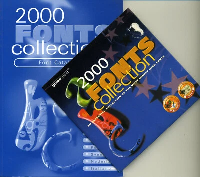 2000 font CD+Manual TrueType fonts (.ttf/.ttc) Scalable Any Windows Systems - Image 1 of 4