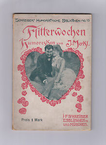 Original etwa 1904 Bd. 10 Schreibers Humoristische Bibliothek 80 Seiten 