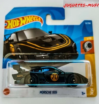 PORSCHE 935 NEGRO HOT WHEELS 2022 HW TURBO 1/10 HW 12/250 hcw73-m521 MATTEL NEW - Imagen 1 de 4