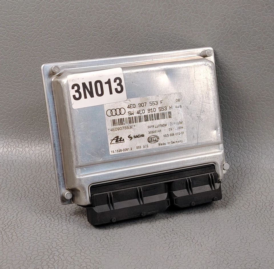 2003 2007 AUDI A8 QUATTRO ACTIVE SUSPENSION CONTROL MODULE 4E0907553F - Image 1 of 4