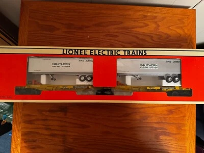 O Scale 6-16363 Lionel Southern TTUX Flatcar with Trailers - Image 1 of 2
