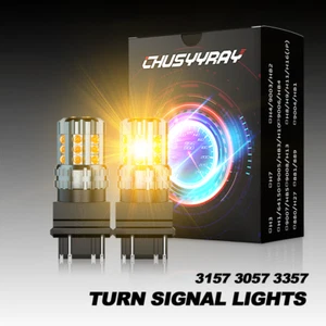 3157 4157NA LED Turn Signal Light Bulbs For Freightliner Cascadia 2008-2017 - Picture 1 of 11