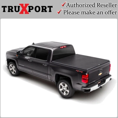 Cubierta enrollable Truxedo TruXport para Silverado Sierra 1500 2500 3500 6' 6" plataforma estándar Foto 1 de 4