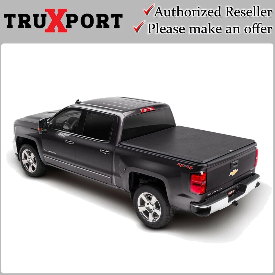 Cubierta enrollable Truxedo TruXport para Silverado Sierra 1500 2500 3500 6' 6" plataforma estándar Foto 1 de 4