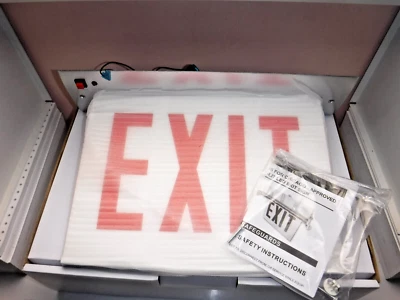 Cooper Lighting ECHX1RT Sure-Lites Series Exit Sign Chicago Approved