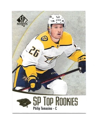 Philip Tomasino 2021-22 Upper Deck SP Authentic Hockey Top Rookies #TR-15 - Image 1 of 2