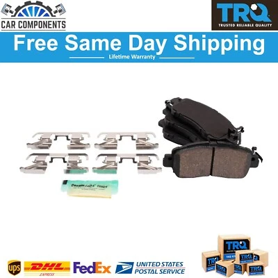 Novas pastilhas de freio dianteiras de cerâmica TRQ para Nissan Kicks Versa 2018-2022 - Imagem 1 de 4