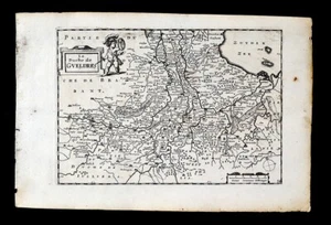 1696 Jacob Colom Map Gelders Duchy Arnhem Zwolle Maastricht Heusden Netherlands - Picture 1 of 7