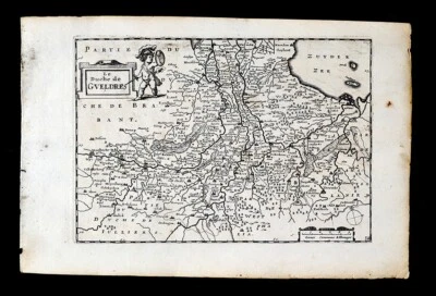 1696 Jacob Colom Map Gelders Duchy Arnhem Zwolle Maastricht Heusden Netherlands - Image 1 of 4