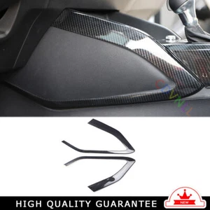 Inner Gear Shift Both Side Cover Trim 2PCS For Audi Q2L 2018-2021 Carbon Fiber - Bild 1 von 9