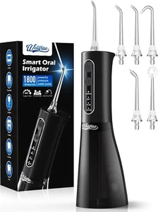 Powerful Water Dental Flosser Teeth Pick Portable Cordless 4 Modes Flossers Pic - Picture 1 of 6