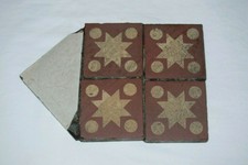 Antique Encaustic Tile Section 5 Geometric Unglazed Tiles Victorian
