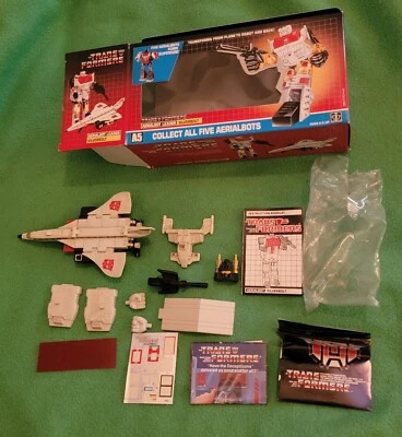 Transformers Silverbolt 1986 Hasbro G1 de colección con caja y todos los extras! Foto 1 de 4