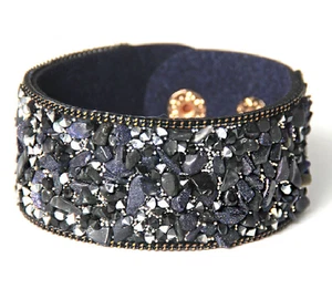Bracciali donna in pelle con pietre naturali nuovi - Foto 1 di 25