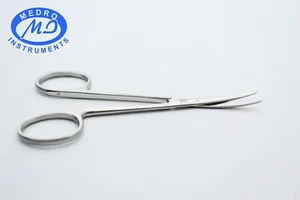 Baby Metzbaum 4.5" Tijeras Curvas Acero Inoxidable Instrumentos Quirúrgicos - Imagen 1 de 20