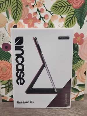 Incase Book Jacket Slim Folio Case Cover With Stand For iPad 9.7”/ Air 2 - Wine - Image 1 of 3