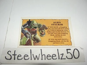 Keys To The Kingdom Juego de Mesa Alien Stalker Monster Card 1992 Juego Parte Pieza - Imagen 1 de 3