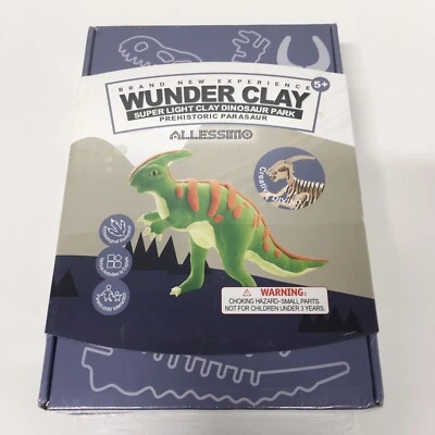 ALLESSIMO Wunder Clay Prehistoric Parasaur 3D Puzzle Model Kit Arts & Crafts 5+ - Image 1 of 4