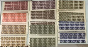 Germany Stamps-German Realm Airmail 1923 Sets Of 8 Sheets 480 Stamps MNH - Picture 1 of 9