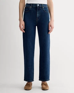 Jeans Everlane The Way-Alti Bottoni Fly Indaco 27 x 29 - Foto 1 di 6