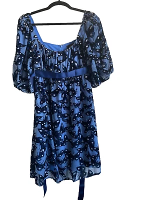 Vestido Fantasy Azul Cadáver Novia Tim Burton  Foto 1 de 4