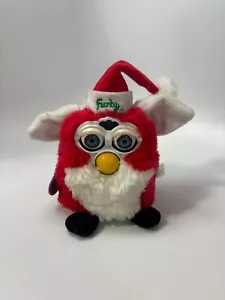 NOT WORKING Furby Santa Special Limited Edition Christmas 1999 Vintage Red Blue - Bild 1 von 5