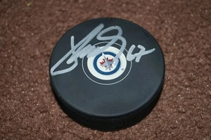 WINNIPEG JETS MICHAEL FROLIK SIGNED LOGO PUCK W/LOA - Picture 1 of 2