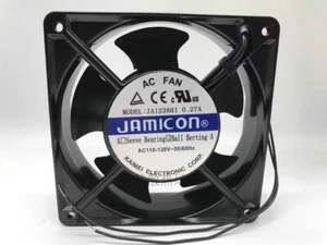 1 pcs JAMICON AC FAN JA1238H1 110V 0.27A 12038 12CM 2 WIRE Aluminum frame fan - Picture 1 of 3
