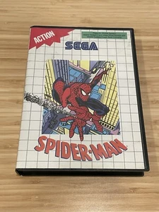 Spider-Man US Version UPC barcode sticker Sega Master System Spiderman No Manual - Picture 1 of 5