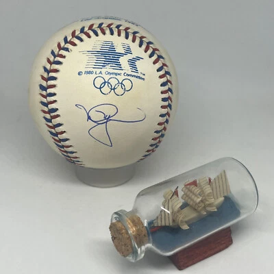 Mark McGwire signed Rawlings 1984 Olympic Logo Baseball JSA COA Auto Rare A2960 - Image 1 of 4