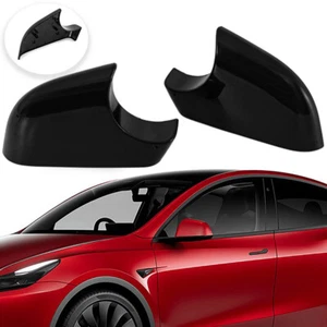 Matte Black Side View Mirror Lower Cover Replacement for Tesla Model Y 2020-2023 - Picture 1 of 10