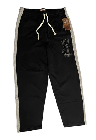 NEW Mens G-III Pittsburgh Penguins Black Vintage Look Game Day Fleece Pants XXL Cover