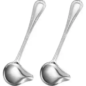 Small Ladle Gravy Drizzle Spoon 18/10 Stainless Steel Saucier Silver - Picture 1 of 2