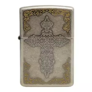Encendedor antiguo ZIPPO 205-18 CROSS_SA - Imagen 1 de 4