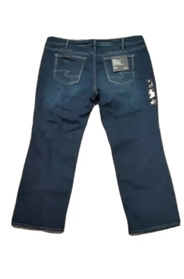 NWT Silver Brand Suki Jeans Curvy Mid Rise Slim Boot Plus Size Denim 24W X 31 - Image 1 of 4