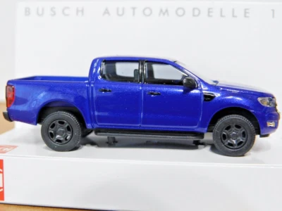Busch 52808  1/87 HO 2016 Ford Ranger Blue  NIB - Image 1 of 4
