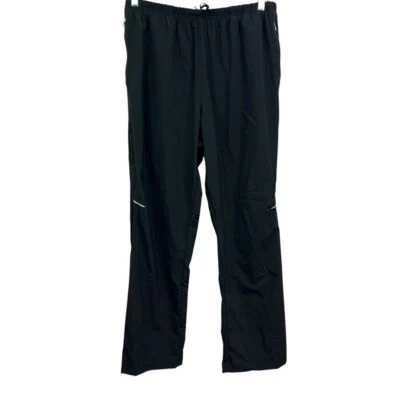 Calça atlética masculina RLX Ralph Lauren com cordão e zíper bolsos no tornozelo preta XXL - Imagem 1 de 4