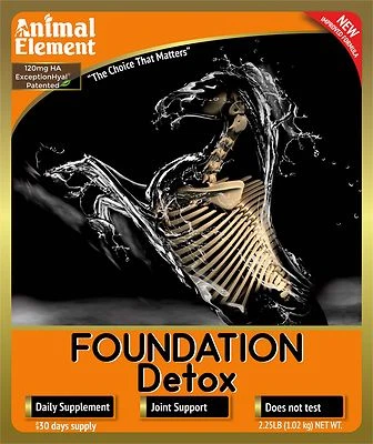 Animal Element Foundation Detox 7# improves top line, hoof growth, coat