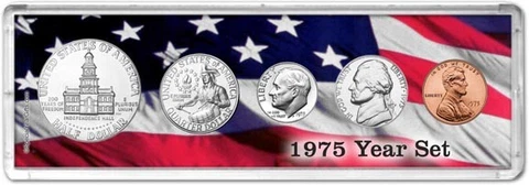Year Coin Gift Set, 1975 Cover